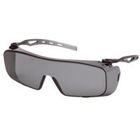 Cappture OTG Safety Glasses, Grey/Smoke Lens, Anti-Fog Coating, ANSI Z87+/CSA Z94.3 SGI173 | Fastek