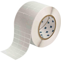 Glossy Rating Plate Labels, Metalized Polyester, 1" L x 0.5" H, Silver Fastek