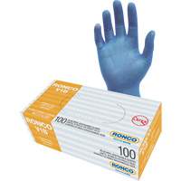 Disposable Gloves, X-Large, Vinyl, 3-mil, Powder-Free, Clear Fastek