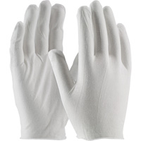 Inspection Gloves, Cotton, Unhemmed Cuff, One Size Fastek