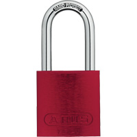 Padlock, Keyed Different, Aluminum, 1-1/2" Width Fastek