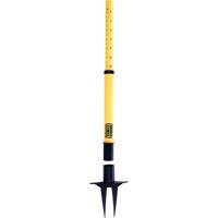 PLUS Barrier Post, 42" High, Yellow Fastek