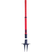 PLUS Barrier Post, 42" High, Red Fastek