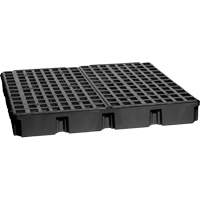 Plateforme de d&eacute;versement modulaire, Capacit&eacute; de d&eacute;versement 60,5 gal. US, 51,5'' x 51,5'' x 6,5" Fastek
