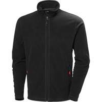 Fleece Jacket, Men's, 2X-Large, Black Fastek