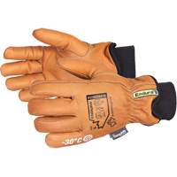 Gants de conducteur de luxe pour l'hiver Endura, T-petit, Paume en Cuir fleur de ch&egrave;vre, Thinsulate Fastek