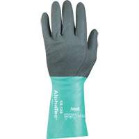 Gants r&eacute;sistants aux produits chimiques 58-128 AlphaTec, Taille 7, 13" lo, Nitrile, Doublure en Nylon, 7 mils Fastek