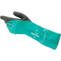 Gants r&eacute;sistants &agrave; la coupure et aux produits chimiques 58-735 AlphaTec, Taille 6, 13" lo, Nitrile, Doublure en Nylon, 39 mils Fastek