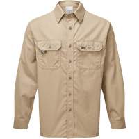 Chemise de travail de luxe 7 oz UltraSoft, Petit, Khaki Fastek