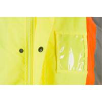 RZ1000 Rain Suit, Polyester, Small, High Visibility Lime-Yellow Fastek