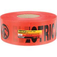 Scotch<sup>®</sup> Buried Barricade Tape, English, 3" W x 1000' L, 4 mils, Black on Red SGN222 | Fastek