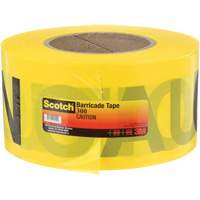 Scotch<sup>®</sup> Buried Barricade Tape, English, 3" W x 1000' L, 2 mils, Black on Yellow SGN226 | Fastek