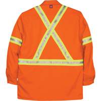 Westex UltraSoft&reg; Industrial Work Shirt, Small, Orange Fastek