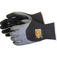 Double-Dipped Cut-Resistant Gloves, Size 5, 18 Gauge, Foam Nitrile Coated, TenActiv Shell, ASTM ANSI Level A4 Fastek