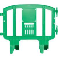 Minit Barricade, Interlocking, 49" L x 39" H, Green SGN479 | Fastek