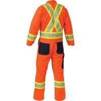 Ripstop Coveralls, Small, High Visibility Orange Fastek