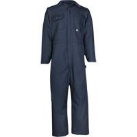 Twill Workwear Deluxe Coveralls, Men's, Navy Blue, Size 36 Fastek