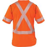 Polartec&reg; Power Grid&reg; High Visibility Short Sleeved T-Shirt, Polyester, Small, Orange Fastek