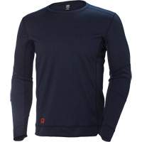 Lifa&reg; Max Moisture-Wicking Crewneck Undershirt, Men's, X-Small, Navy Blue Fastek