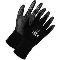 Gants enduits, 10, R&ecirc;vetement Bipolym&egrave;re, Calibre 15, Enveloppe en Nylon Fastek