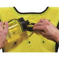 Veste refroidissante &agrave; &eacute;vaporation s&egrave;che &eacute;conomique Chill-Its 6687, Petit/Moyen, Jaune lime haute visibilit&eacute; Fastek