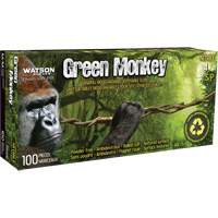 5559PF Green Monkey Gloves, Small, Nitrile, 4-mil, Powder-Free, Green Fastek