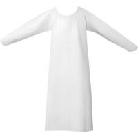 CoverMe Gowns, One Size, White, Polyurethane Fastek