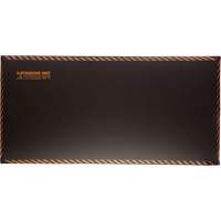 Anti-Fatigue Standing Mat, Smooth, 18" x 36" x 1", Black, Rubber Fastek