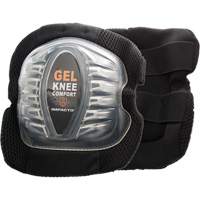 All-Terrain Knee Pads, Hook and Loop Style, Plastic Caps, Gel Pads Fastek