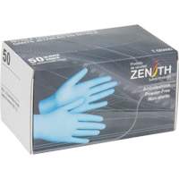 Gants jetables en paquets pour distributeur, Moyen, Nitrile, 4,5 mils, Sans poudre, Bleu Fastek