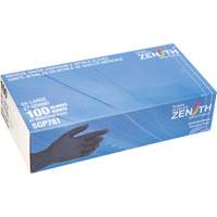 Puncture-Resistant Medical-Grade Disposable Gloves, 2X-Large, Nitrile, 5-mil, Powder-Free, Black, Class 2 Fastek