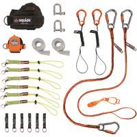 Squids&reg; 3186 Iron/Steel Worker's Tool Tethering Kit Fastek