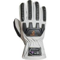 Endura&reg; 378GKGVBE Cut & Impact Resistant Gloves, Small, Goatskin Palm, Driver Cuff Fastek