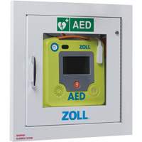 Fully-Recessed AED Wall Cabinet, Zoll AED 3™ For, Non-Medical SGP851 | Fastek
