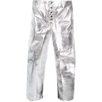 Heat Resistant Pants with Fly, 28, Aluminized Kevlar&reg; Fastek