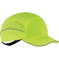 Skullerz&reg; 8955 Lightweight Bump Cap Hat, High Visibility Lime Green Fastek