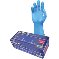 Blurite XPL Examination Gloves, Small, Nitrile, 8-mil, Powder-Free, Blue, Class 2 Fastek