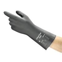 Gants r&eacute;sistants aux produits chimiques AlphaTec, Taille 8, 12" lo, Caoutchouc butyle/Viton, 0,3 mil Fastek