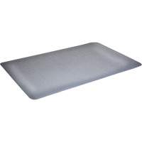 WD Foodmaster Anti-Microbial Mats, Smooth, 3' x 4' x 9/16", Grey, Nitrile/Rubber Fastek