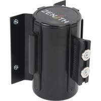 Wall Mount Barrier with Magnetic Tape, Steel, Screw Mount, 7', Blue Tape Fastek