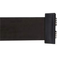 Cassette de ruban magn&eacute;tique pour barri&egrave;re de contr&ocirc;le des foules personnalis&eacute;e, 7', Ruban Noir Fastek