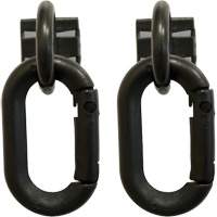 Safety Chain Magnetic Ring & Carabiner Set, Black Fastek