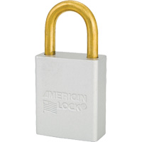 American Lock&reg; Safety Padlock, Clear, Keyed Alike, Aluminum, 1-1/2" Width Fastek
