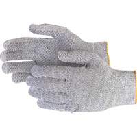 Sure Knit Cut Resistant Composite Gloves, Size 2X-Small, 13 Gauge, Stainless Steel/Dyneema&reg; Shell, ANSI/ISEA 105 Level 4/ASTM ANSI Level A5 Fastek