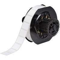 B33 Series Microscope Slide Laboratory Labels, Polyester, 0.9" L x 0.75" H, White Fastek