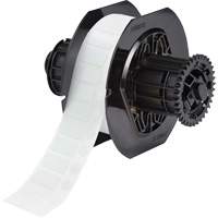 B33 Series Chemical Resistant Laboratory & Vial Top Labels, Polyester, 1" L x 0.5" H, White Fastek