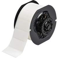 B33 Series Printer Labels, Paper, 2" L x 1" H, White Fastek