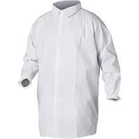 KleenGuard A20 Lab Coats, SMS, White, Small Fastek