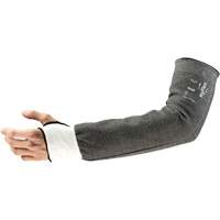 HyFlex<sup>®</sup> 11-281 Series Wide Cut Resistant Sleeve with Thumbhole, Intercept™, 22", ASTM ANSI Level A4, Grey SGR254 | Fastek