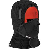 N-Ferno&reg; 3-Layer Winter Hard Hat Liner with Mouthpiece, Fleece Lining, One Size, Black Fastek
